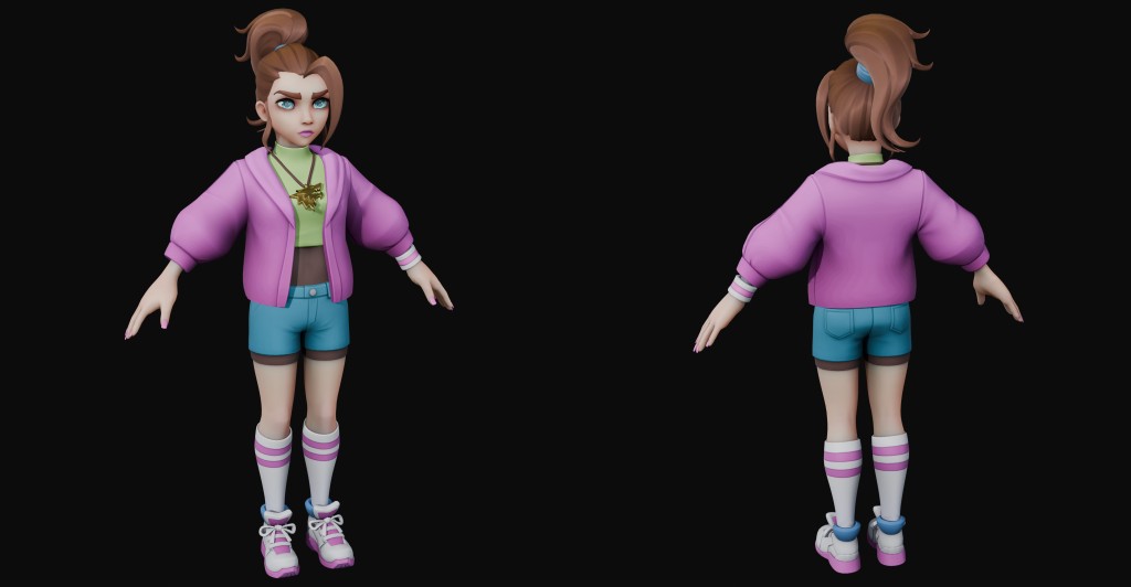 Arya Stark (Summer Vacay) Premium for Blender 4.x