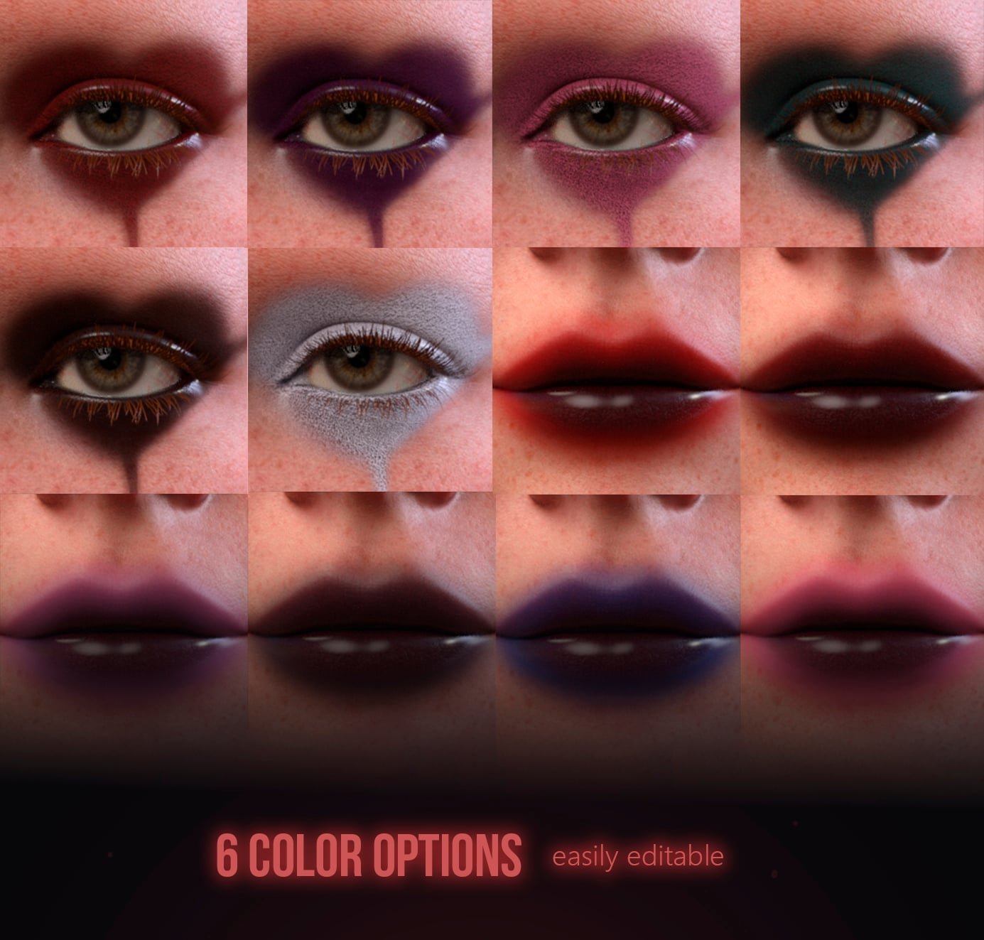 LA Dramatic Make Up for Genesis 9