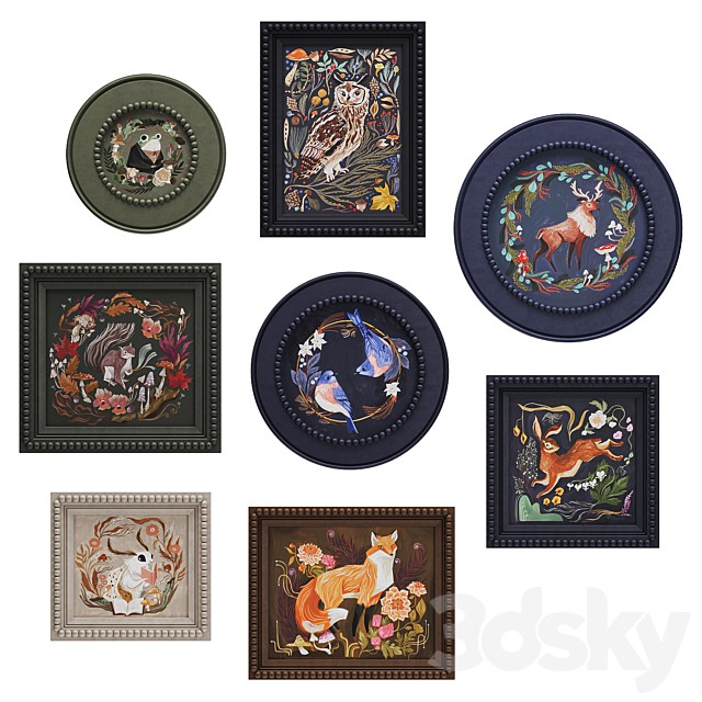 Set of wall paintings 1