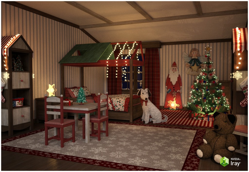 Christmas Kids Bedroom