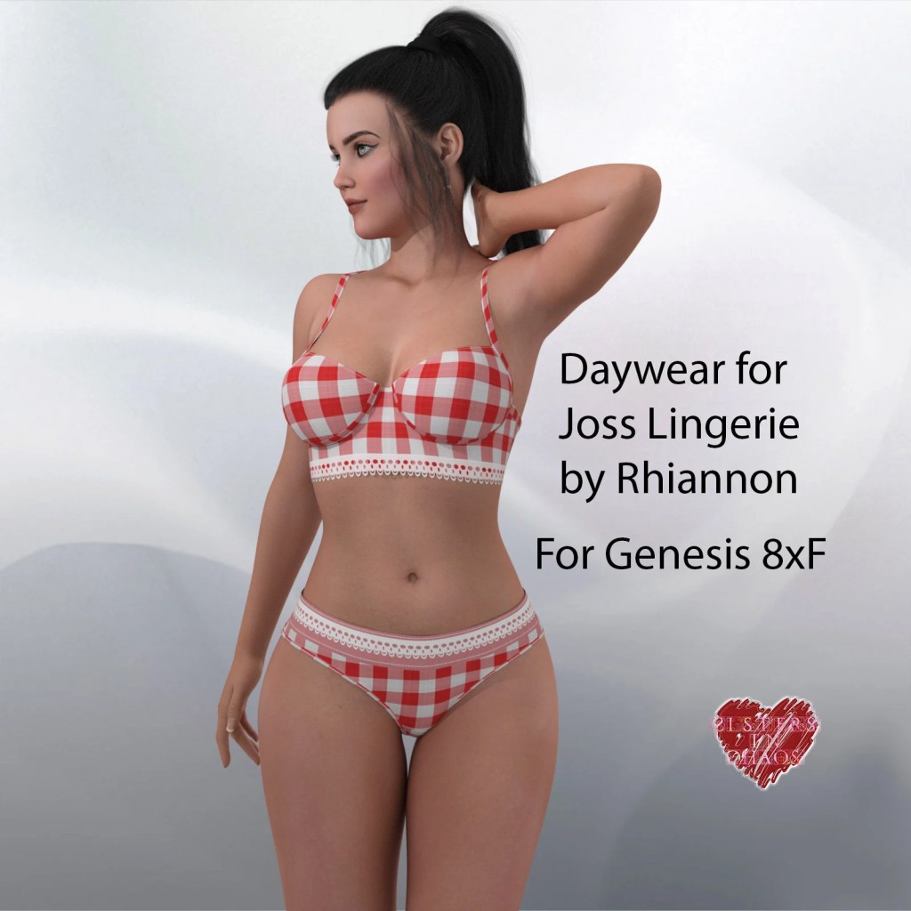 Daywear for Joss Lingerie for Genesis 8x Females