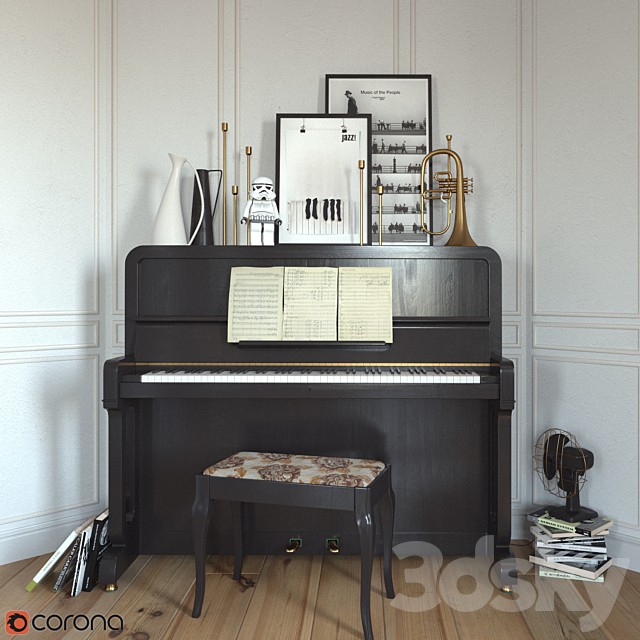 The piano and flugelhorn