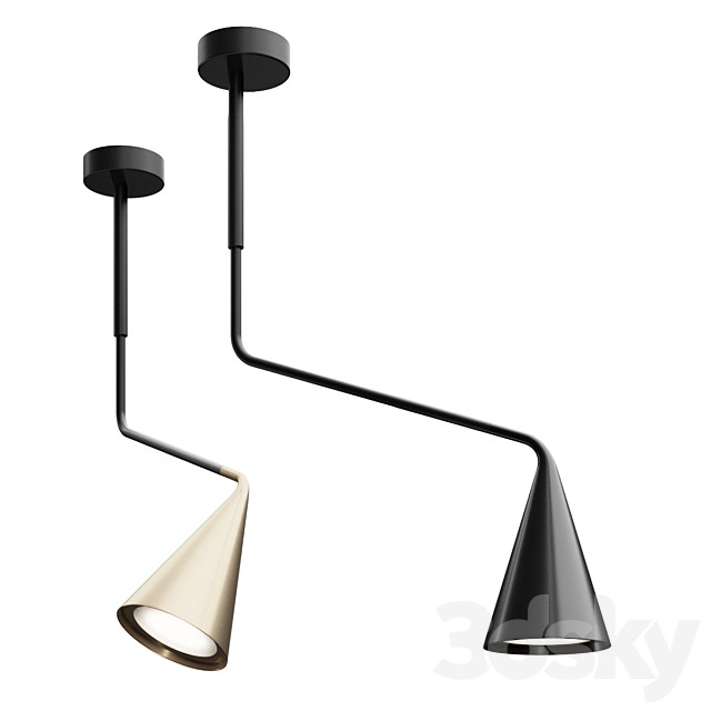Gordon Conical Diffuser Ceiling Lamp by Corrado Dotti
