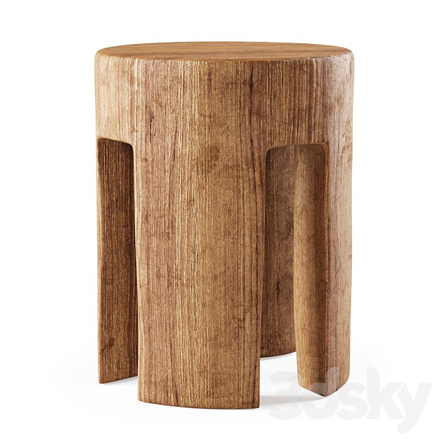 Wooden stool By Pols Potten / Wooden stool