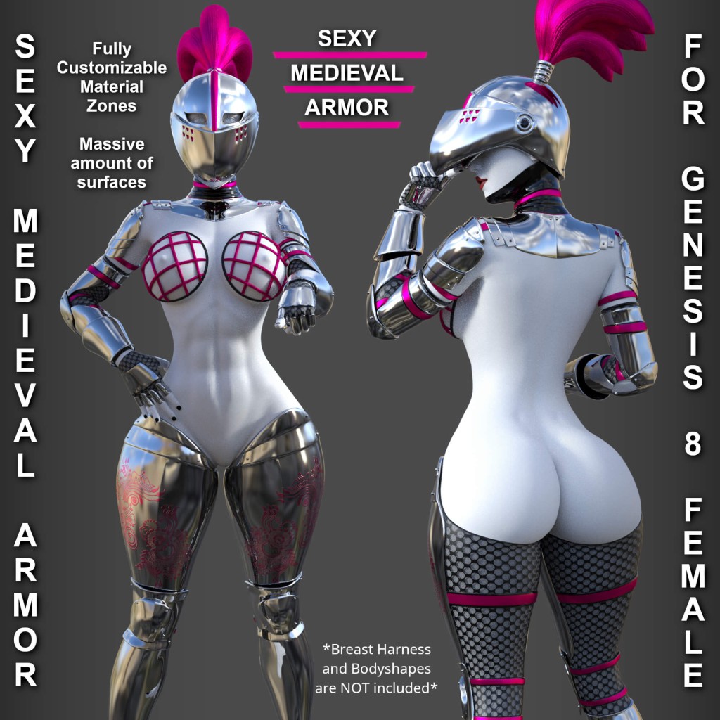 Sexy Medieval Armor for G8F