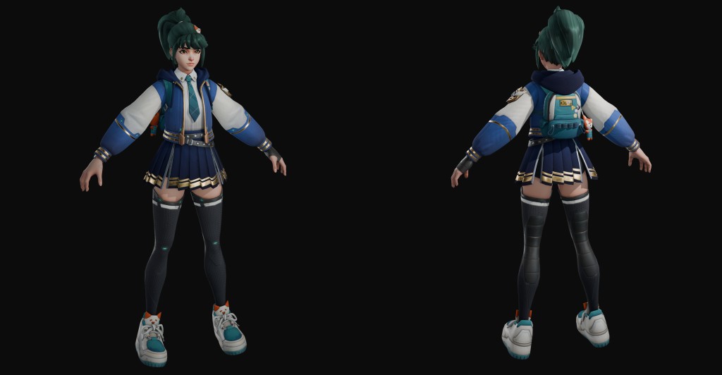 Kiriko (Sophomore Kamori) Premium for Blender 4.x