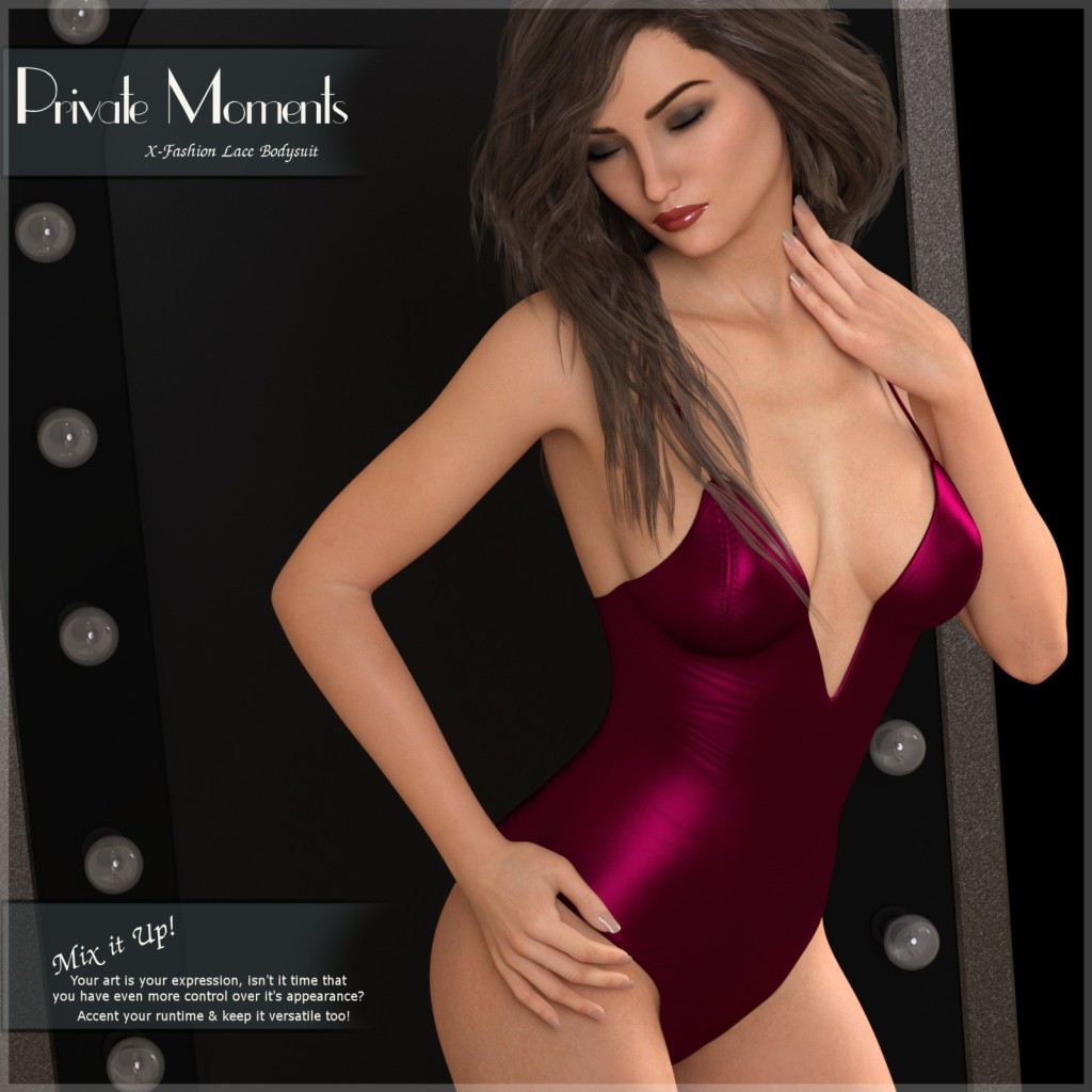 Private Moments: X-Fashion Lace Bodysuit - G8F