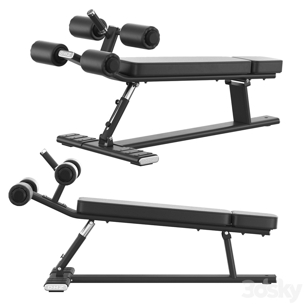 Bench DHZ Fitness E-7037 Adjustable Decline Bench