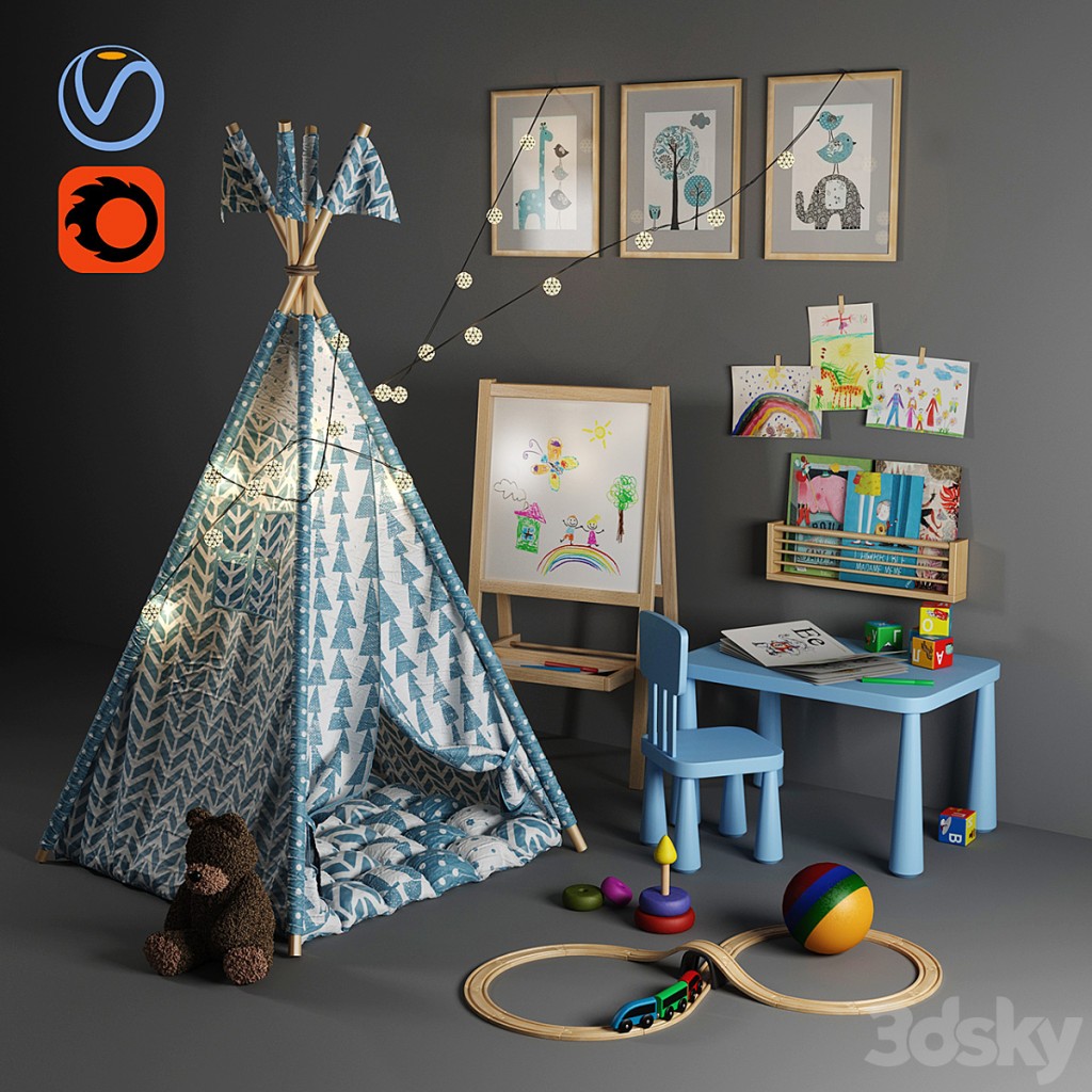 Children's tent-tepee