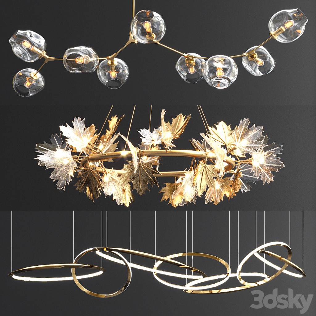 Oracle Branching Serip Chandelier - 3 type