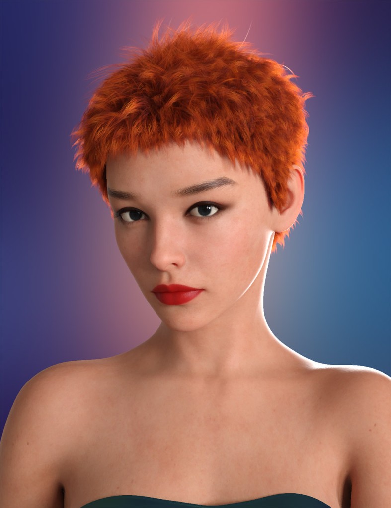 Theia Hair For Genesis 9