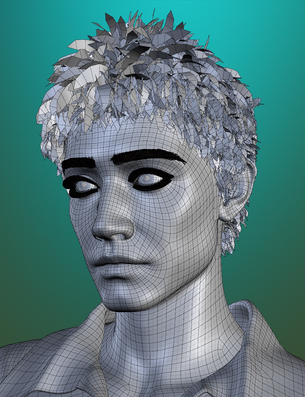 Theia Hair For Genesis 9