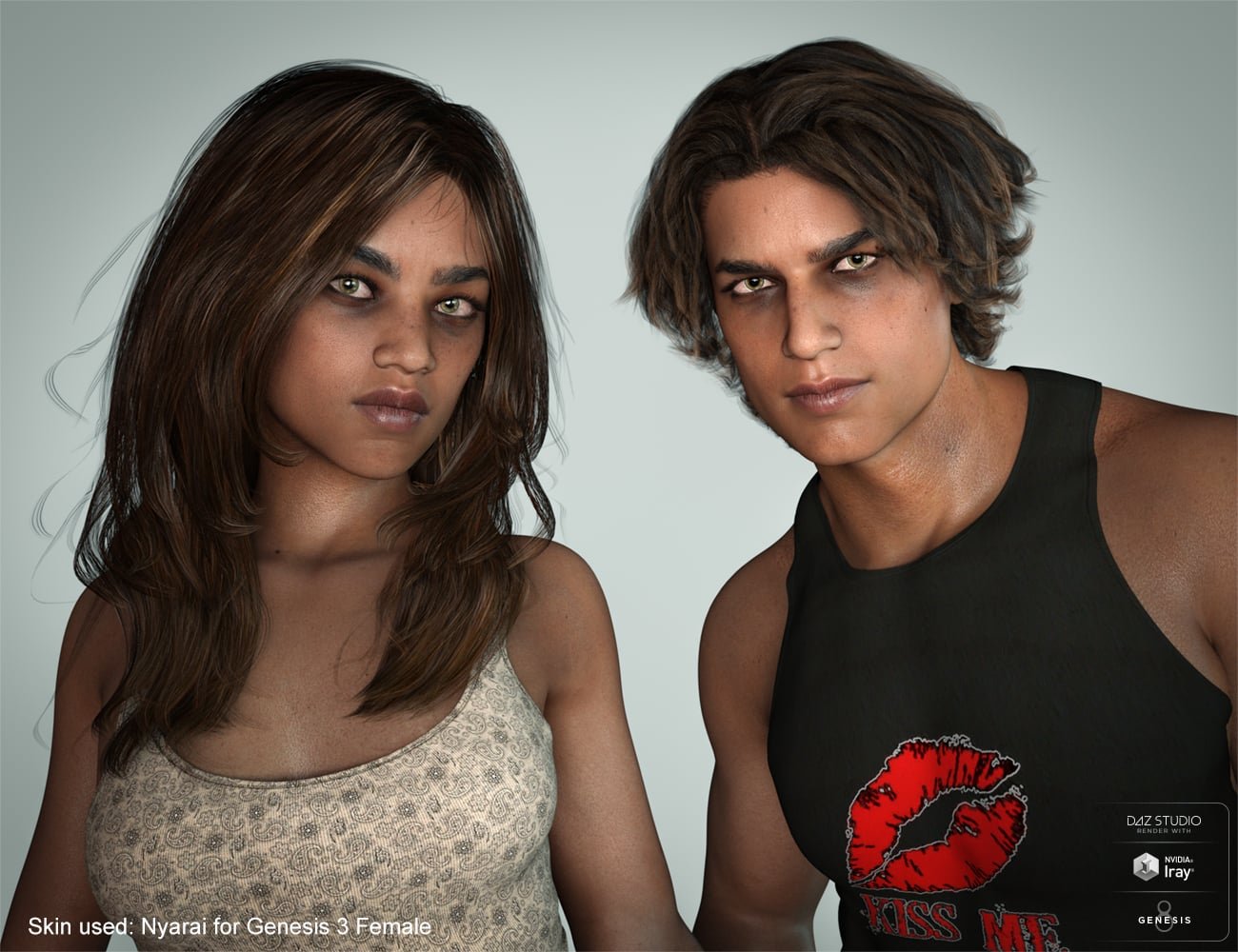 Genesis 8 UV Swap: Male and Female Base