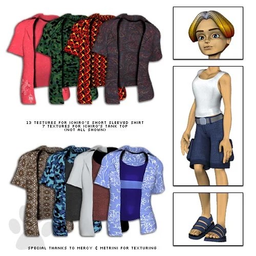 Ichiro Clothing Pack 1 – Skaterboy