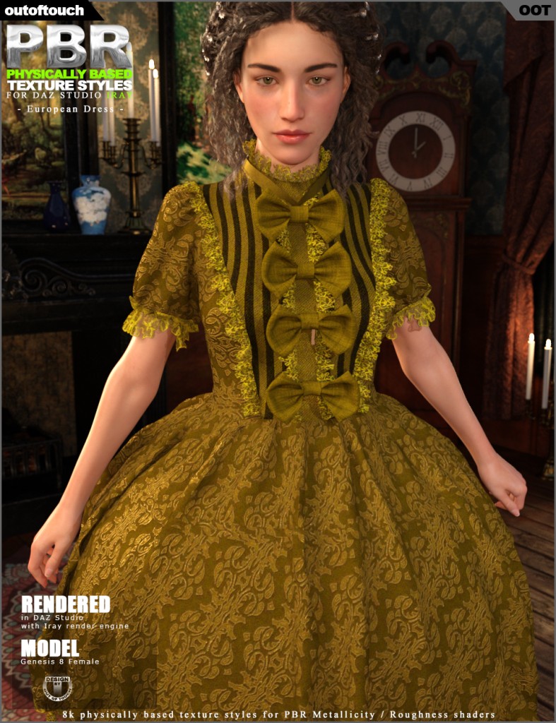 OOT PBR Texture Styles for European Style Dress