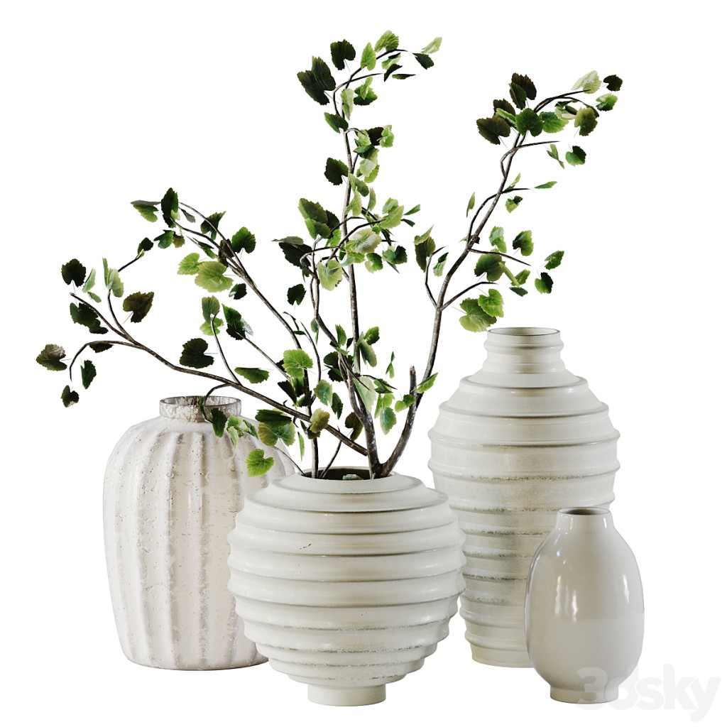 Decorative Set with Vases 2