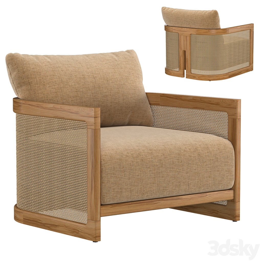 TRIESTE TEAK LOUNGE CHAIR
