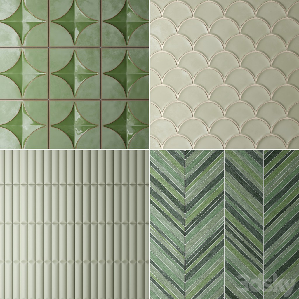 Green tile