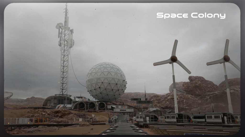 [UE5.1] Space Colony And Sci-Fi City