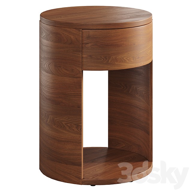 Claremont round nightstand by West Elm