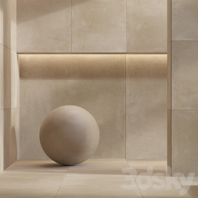 Stone tile set 31 - Tau Ceramica Cemento Oristan Arena Piedra Natural