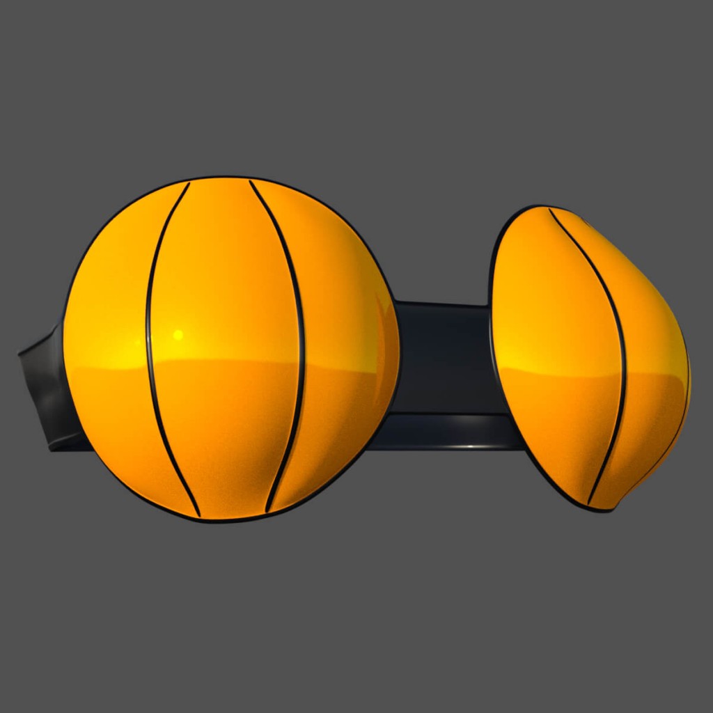 Pumpkin Skater Bra for Genesis 8 Female