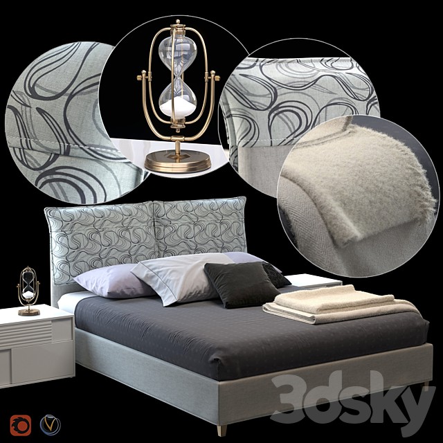 ELEGANCE Bed by Greco Strom