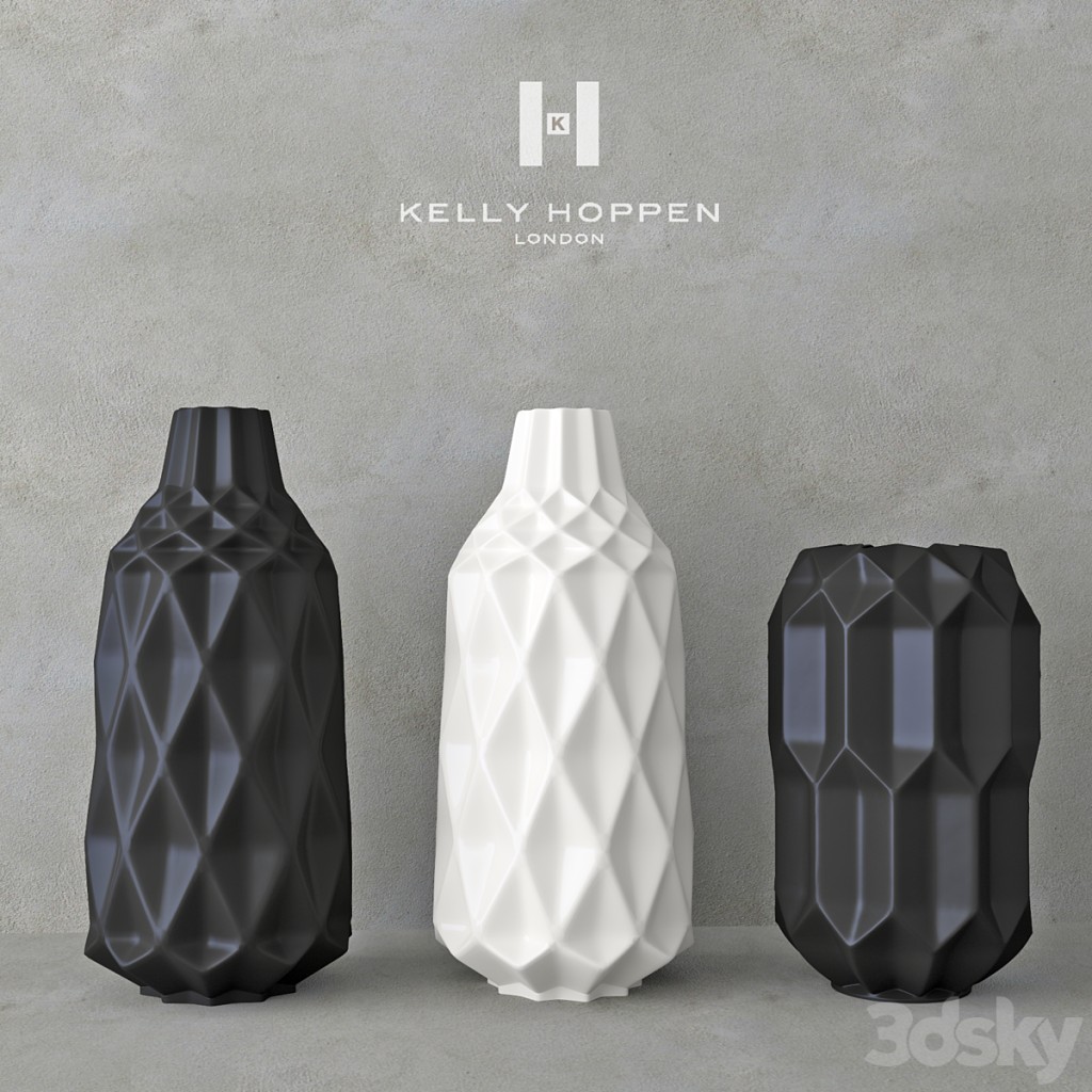Decor set Kelly Hoppen 5 / set of vases