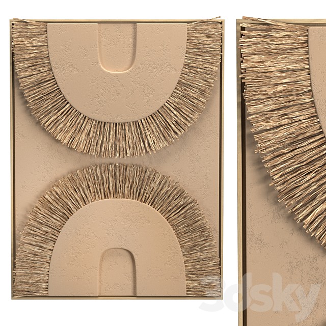ELAN BYRD RAFFIA ART 1