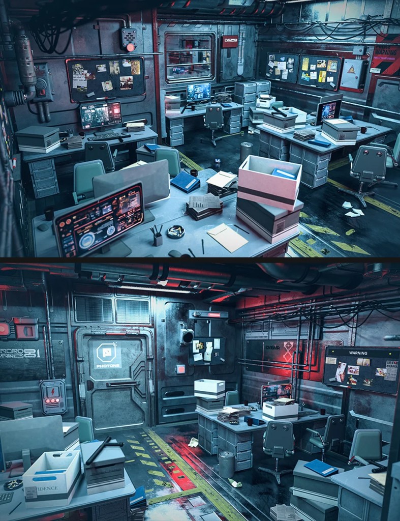 Futuristic Police Office