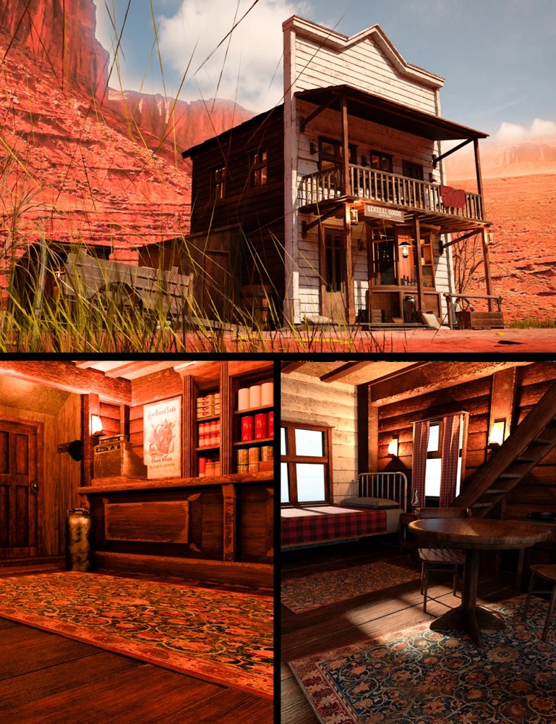 M3D Western General Store Building Bundle