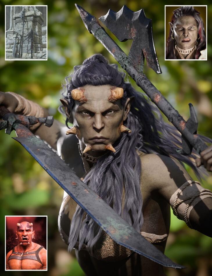 Norba HD Orc for Genesis 9 Bundle