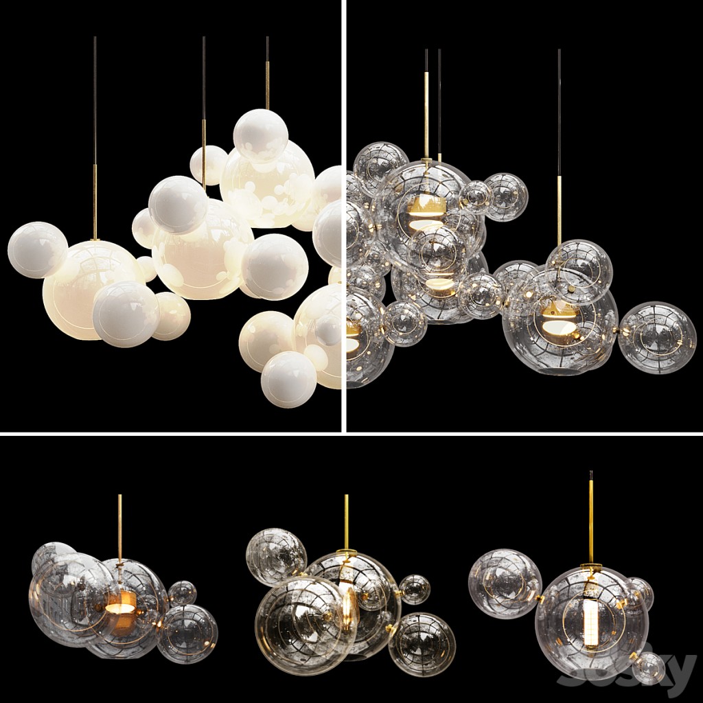 Soap Bubble Pendant Light Sets