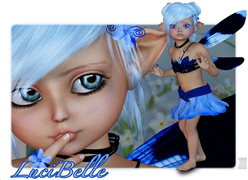 Lucibelle for Kids 4 and chibi