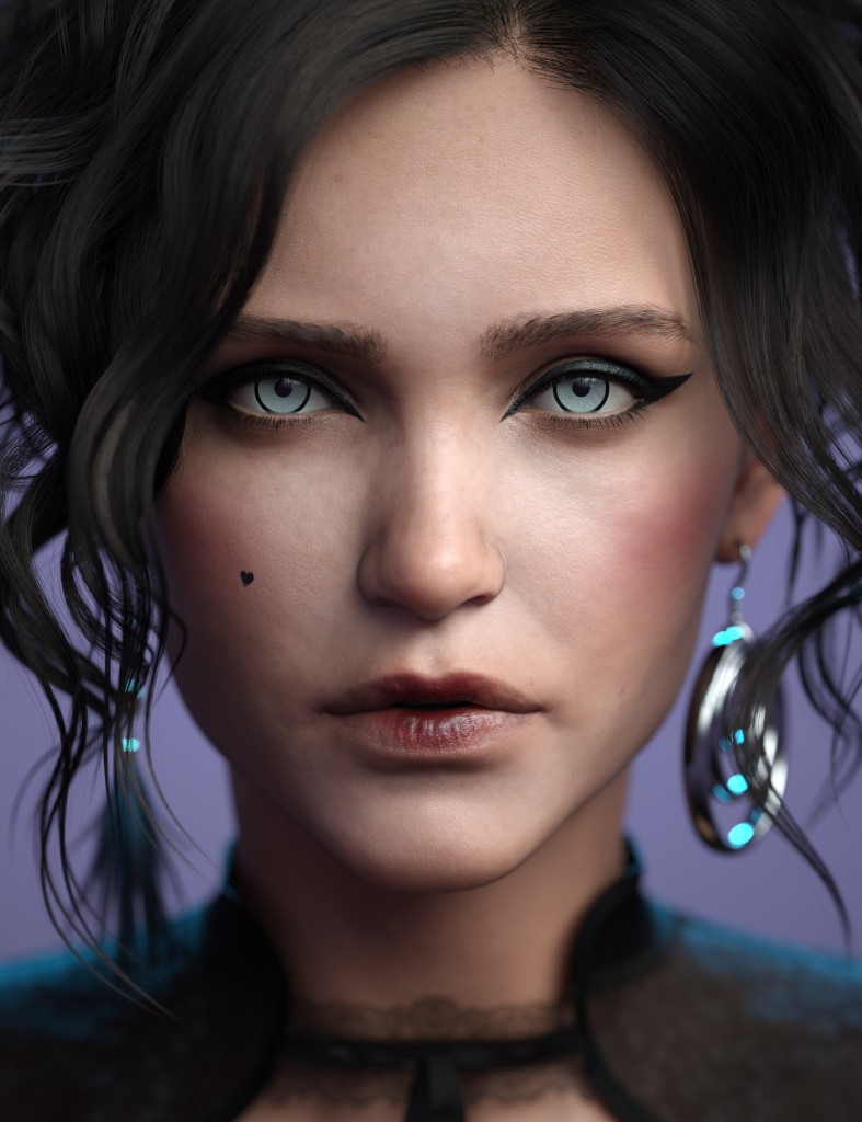 Makeup System – Gothic Glamour LIE Makeup for Genesis 9