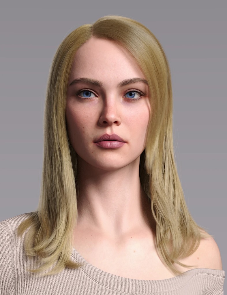 dForce Ellie Hair for Genesis 9