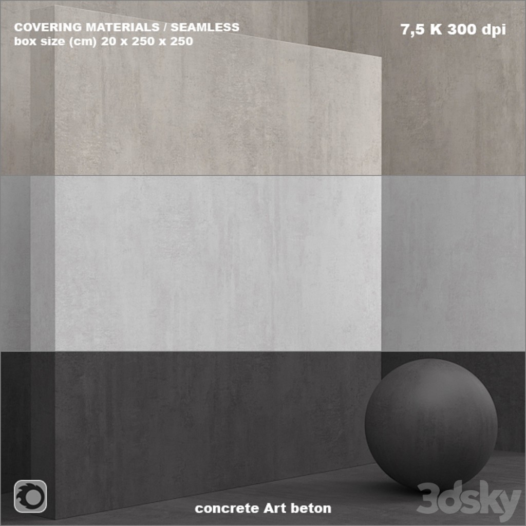Material (seamless) - microconcrete, concrete, plaster set 69
