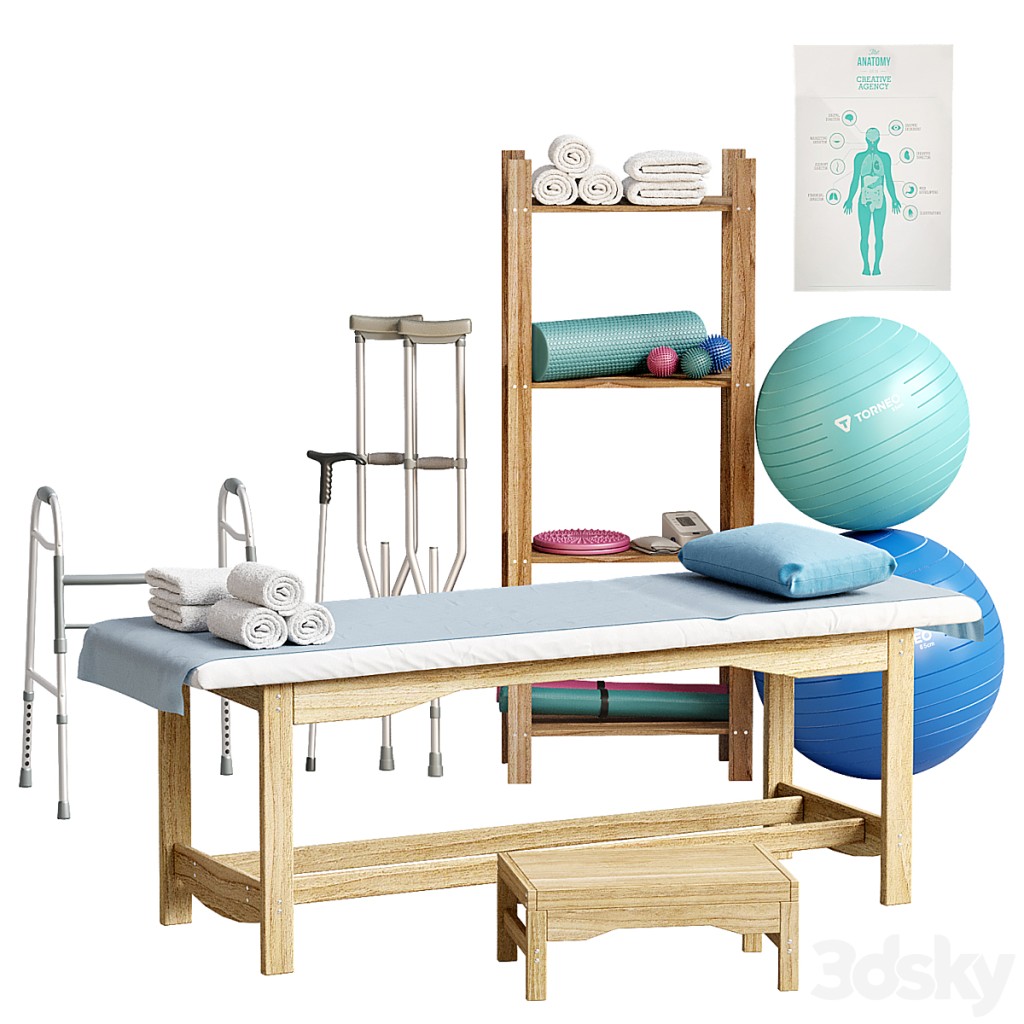 Physiotherapy room set
