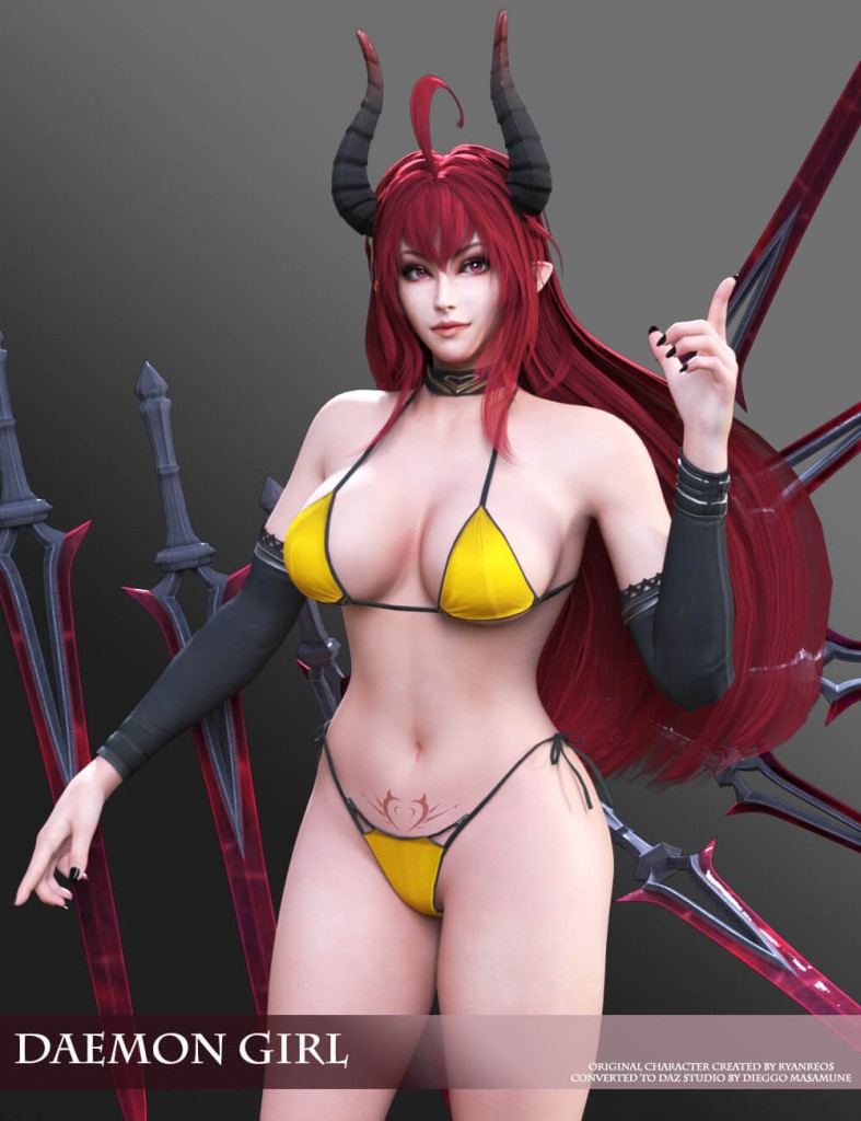 Daemon Girl for Genesis 8 and 8.1 Female