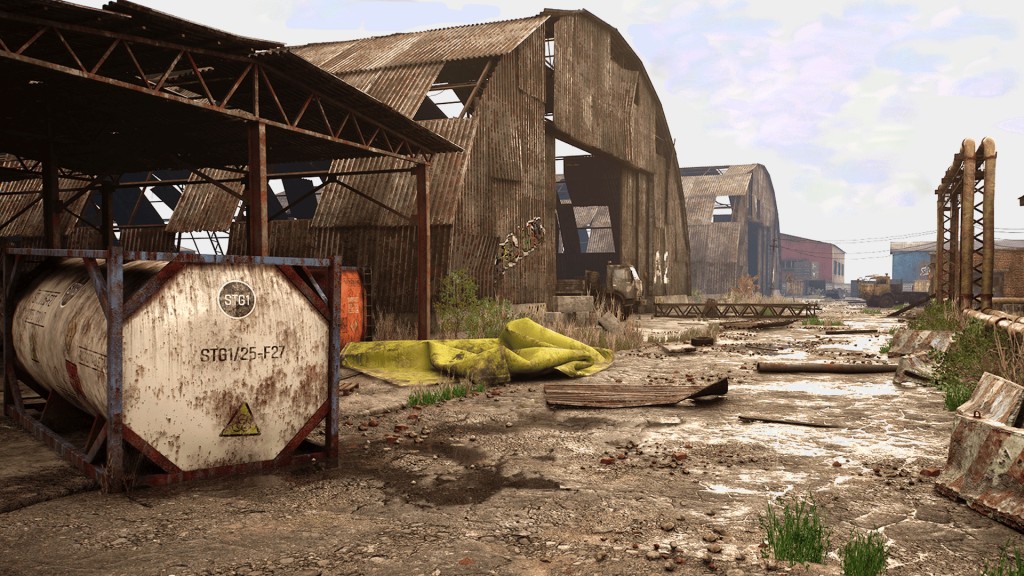 [UE4.27] ABANDONED FACTORY (Industrial railway zone)