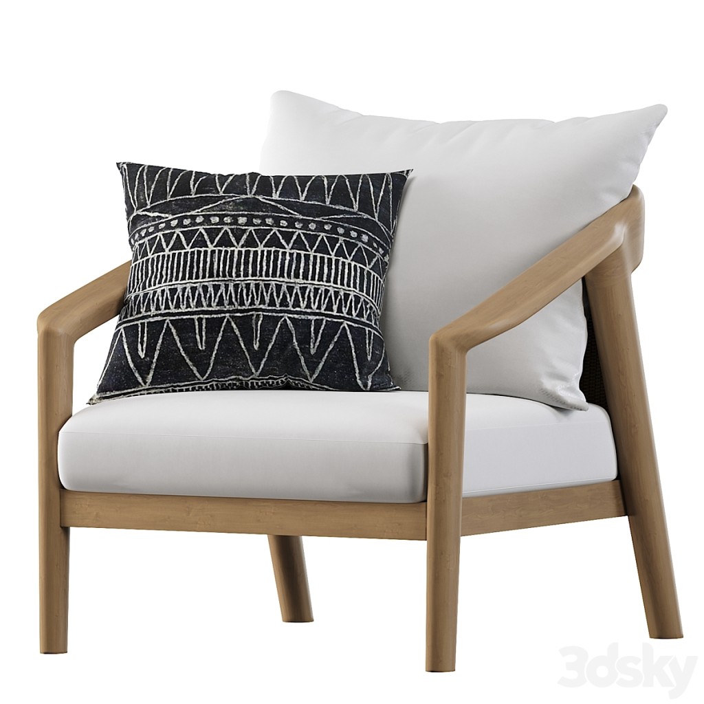 RH | Malta teak armchair