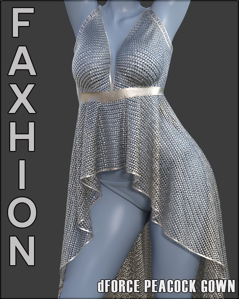 Faxhion – dForce Peacock Gown