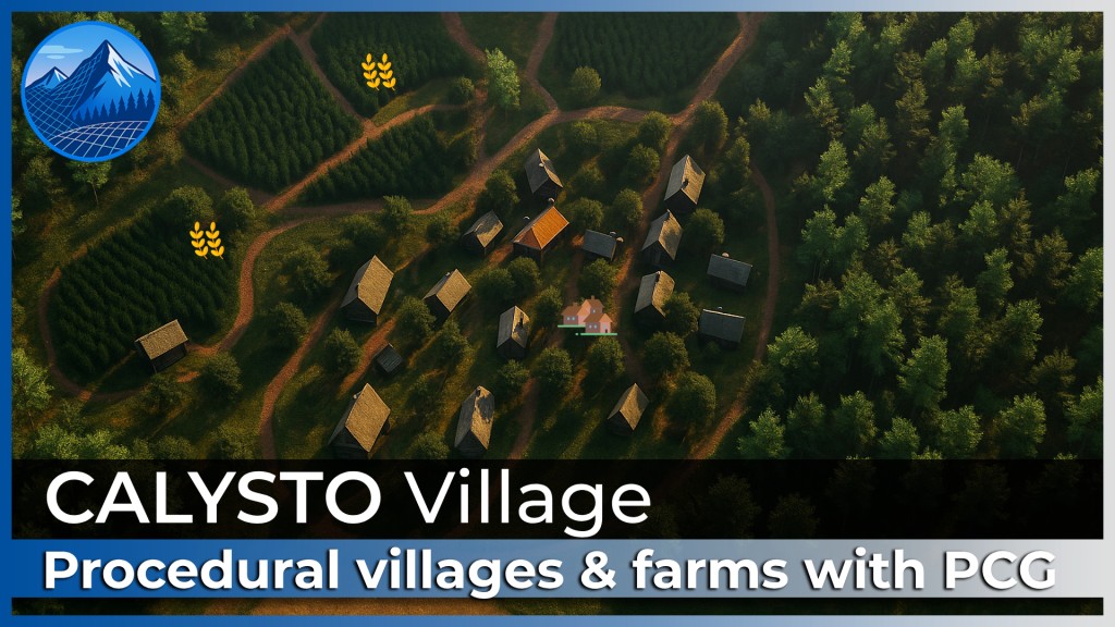 Massive Village - Procedural villages, farms and ruins with PCG UE5.5