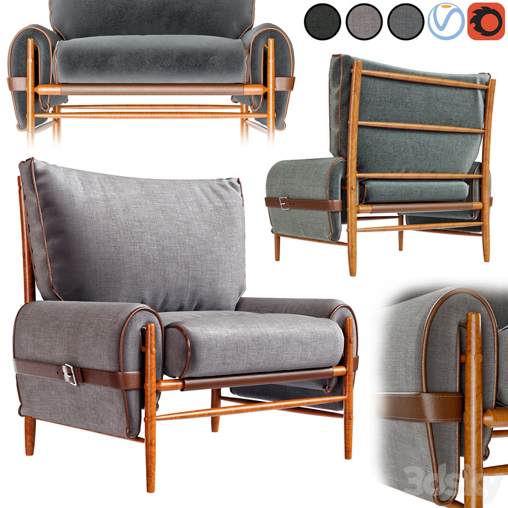 Anthropologie Striped Rhys Chair
