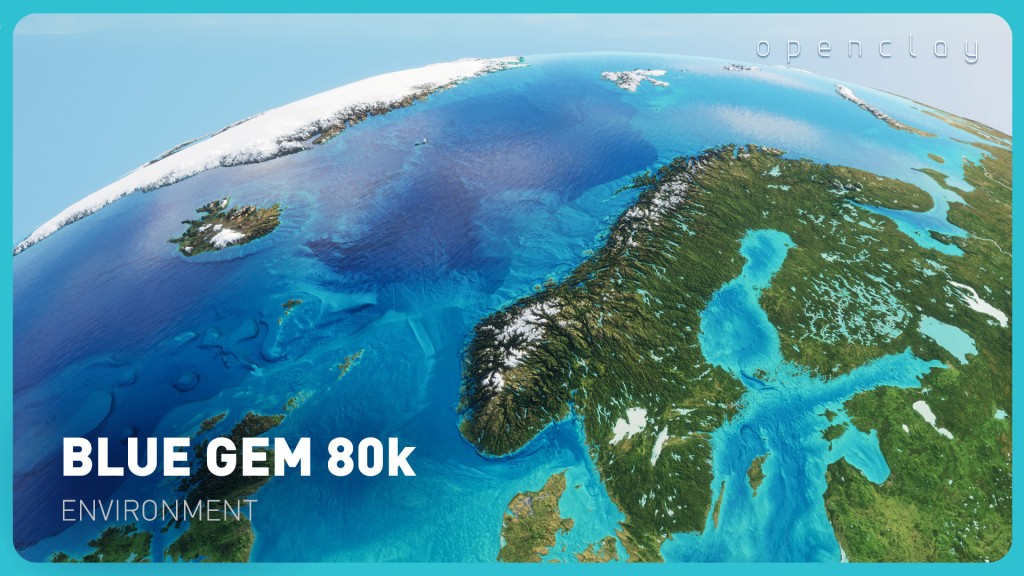 [UE5] Blue Gem Earth 80k