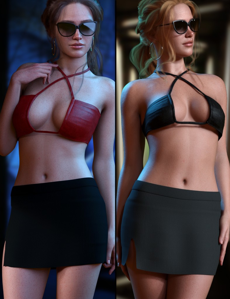 Criss Cross Outfit Set for Genesis 9