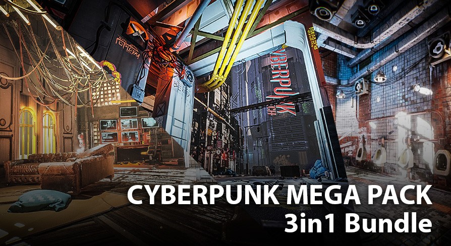 Cyberpunk MEGApack Environment Bundle (Unreal)
