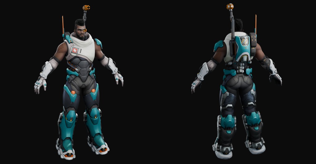 Baptiste (OW2) Basic for Blender 4.x