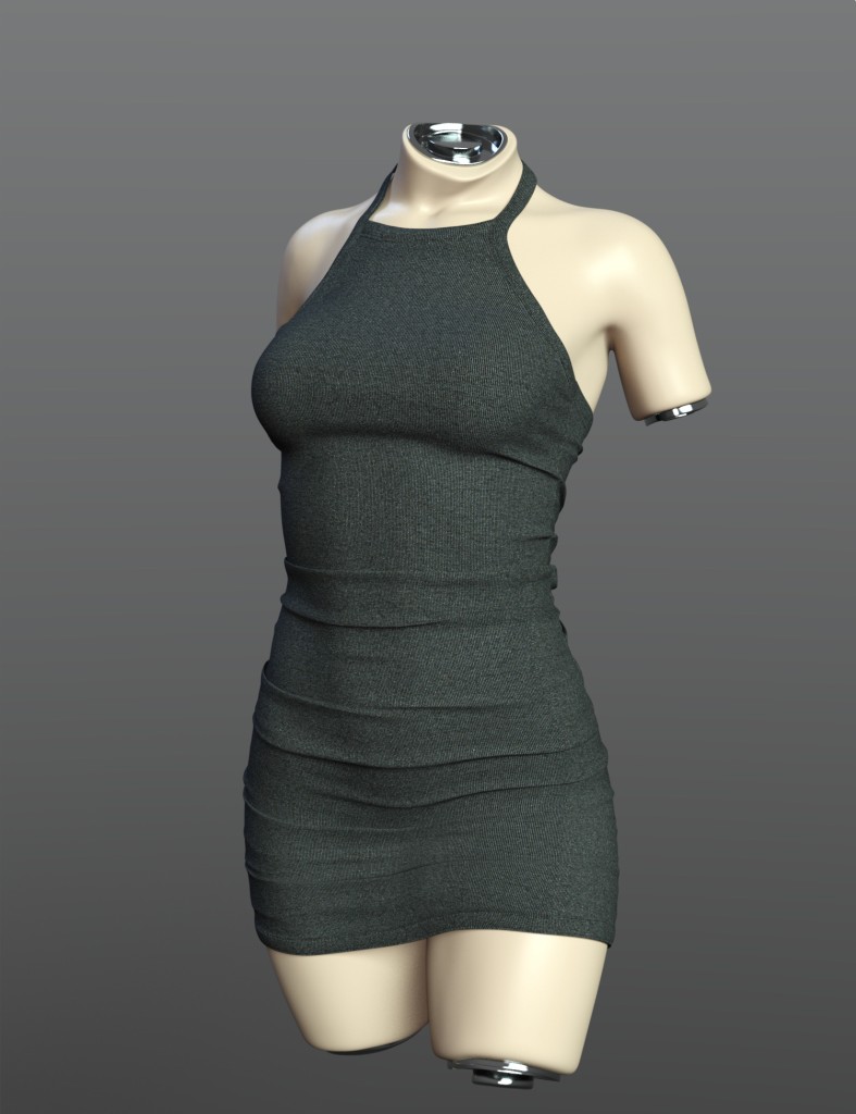 dForce SPR Sleeveless Dress for Genesis 9