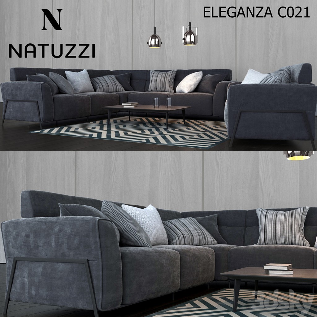 Sofa NATUZZI ELEGANZA C021